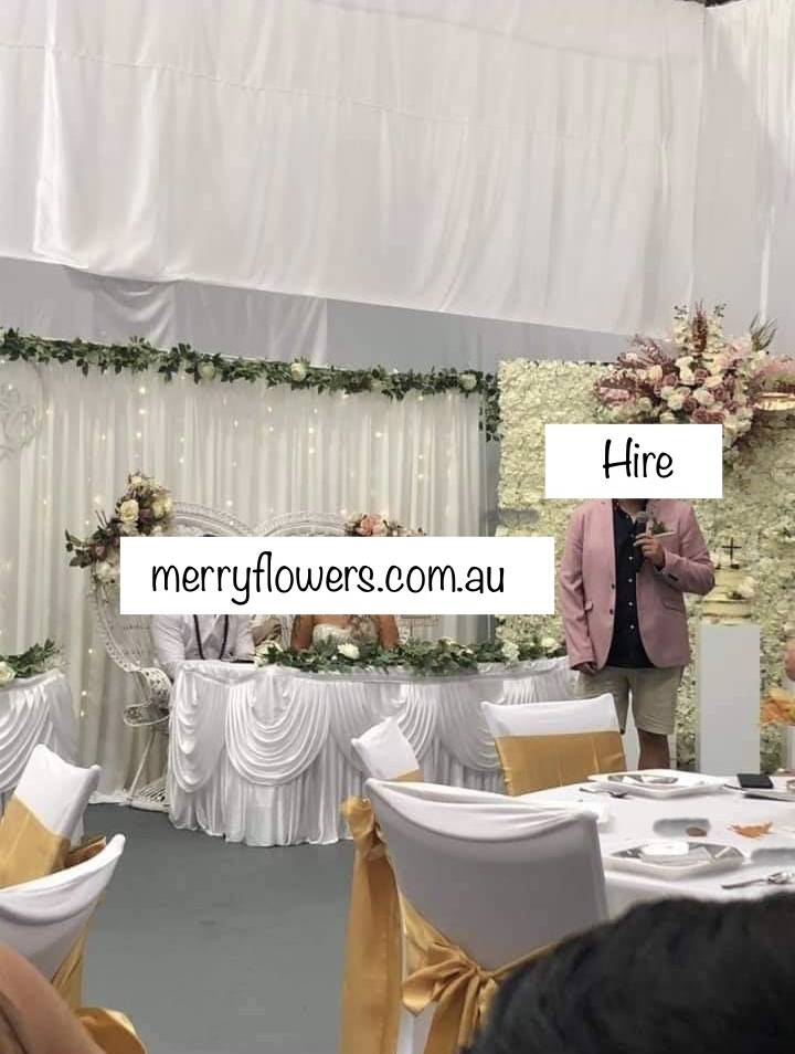 Plan a wedding at a hire space or a Hall