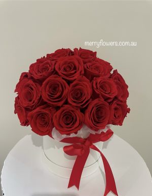 red rose box