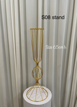 gold flower stand